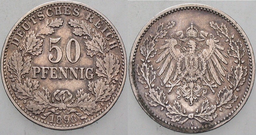 Kleinm Nzen Kaiserreich Pfennig A Grosser Adler Vf Ma Shops