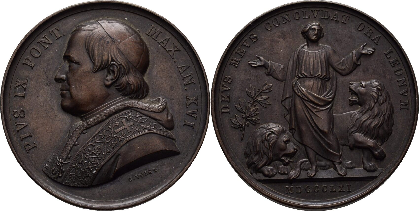 Deutschland Medaille Pius Ix Ef Ma Shops