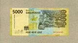 Albanien 5.000 Leke 2017 P.80 unc / CH UNC