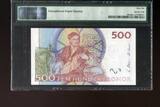 Schweden 500 Kronor 2001-02 P.66a - PMG - Carl XI - Christopher Polhem - unc / GEM UNC