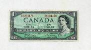 Canada 1 Dollar 1954 P.74b VF 8,00 EUR  Excl. 7,90 EUR Verzending