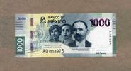 Mexico 1000 Pesos P.137 - Serie AQ - -