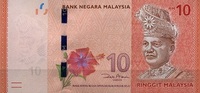 Malaysia 10 Ringgit Pick 52 -