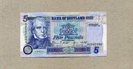 Bank of Scotland 5 Pounds P.119b - Sir Walter Scott - -