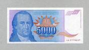 Jugoslawien 5.000 Dinara P.141a -