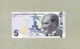 Türkei 5 Lira P.222f - Ausgabe 2023 - -