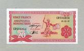 Burundi 20 Francs 1997 P.27d unc/kassenfrisch 1,15 EUR  Excl. 7,90 EUR Verzending
