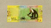 Costa-Rica 5.000 Colones P.276a - Mangrovensumpf, Blumen, Krabben, Affen -