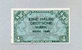 Bank Deutscher Länder  Ros.230a 1/2 Mark 1948 unc / CH UNC