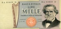 Italien 1.000 Lire Pick 101a -