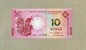 Macau/Macao Banco Nacional Ultramarino 10 Patacas - JAHR DER SCHLANGE - -