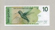 Niederlaendische Antillen 10 Gulden Pick 23c -