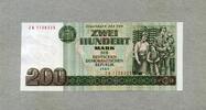 Staatsbank der DDR 1971-1989 200 Mark 1985 Ros.364b - Ersatznote ZA - unc / CH UNC