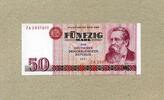 Staatsbank der DDR 1971-1989 50 Mark 1971 Ros.360b Friedrich Engels.- ZA Ersatznote - unc / CH UNC