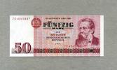 Staatsbank der DDR 1971-1989 50 Mark 1971 Ros.360b/ZD unc / CH UNC