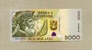 Albanien 5.000 Leke P.75a -