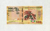 Burundi 500 Francs 15.01.2015 P.50 - Krokodil - Arme - Flagge - Kaffeezw... 1,40 EUR  Excl. 7,90 EUR Verzending