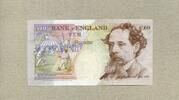 10 Pounds 1993-2000 Großbritannien P.389a - Charles Dickens 1812-1870 - fast kassenfrisch
