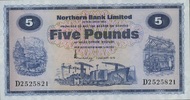 Nord-Irland 5 Pounds P.188c -