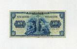BANK DEUTSCHER L&Auml;NDER 10 Mark 22.8.1949 Ros.258 R/C - Allegorische Fraue... 15,00 EUR  Excl. 7,90 EUR Verzending