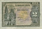 Spanien 2 Pesetas - sehr selten - -