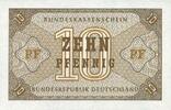 Deutschland-Bundeskassenschein 10 Pfennig o.D(1967) unc/kassenfrisch 7,50 EUR incl. BTW., plus 6,50 EUR verzending