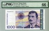 Norwegen 1.000 Kroner - PMG -66 - -