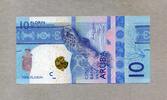 Aruba 10 Florin 01.1.2019 P.21 - Schildkr&ouml;te - Ruinen der Goldm&uuml;hle von ... 20,50 EUR  Excl. 7,90 EUR Verzending
