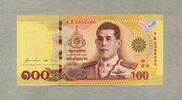 Thailand 100 Baht -Neue Serie zur Krönung des Königs Rama 10- -