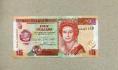 Central Bank of Belize 5 Dollars - Elisabeth II - Medaille von Thomas Potts - -
