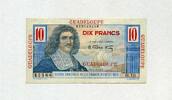 GUADELOUPE 10 Francs ND 1947-1949 P.32 - Caisse Centrale de la France d'... 60,00 EUR  Excl. 7,90 EUR Verzending
