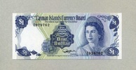Cayman Island 1 Dollar Pick 5d -