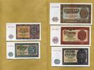DDR- Banknotenserie 1955 5-100 Mark 1955 Ros.349-355 unc / CH UNC