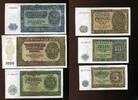 DDR-DEUTSCHE NOTENBANK 1948 50 Pfennig-1.000 Mark 1948 Ros.339-347 - 8 Banknoten unc./ 100er leicht gebraucht kaum zusehen. - 1 bis 1-