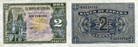 Spanien 2 Pesetas P.109a -