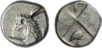 Greece hemidrachm Greece – Thrace, Cherronesos, hemidrachm (386–338 BC) -