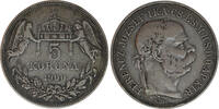 Austria 1900 Austria, 5 Corona, 1900, KB, 23.82g  56,20 EUR  Excl. 10,00 EUR Verzending