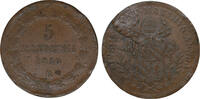 Italy 5 Baiocchi 1850 Italy, 5 Baiocchi, 1850, Papal States, 39.61g, 41m... 29,30 EUR  Excl. 10,00 EUR Verzending