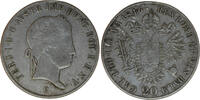 Austria 20 kreuzer 1846 Habsburg, 20 Kreuzer, 1846, Ferdinand I, C C  14,00 EUR  Excl. 10,00 EUR Verzending