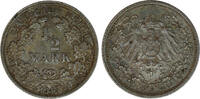Germany  Germany, 1/2 Mark, 1915,  10,50 EUR  Excl. 10,00 EUR Verzending