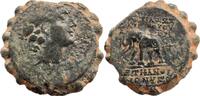 Seleucid Kingdom AE serrate Serrate AE Antiochos VI. Dionýsos 144-142 př. n. l. -