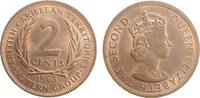 British Caribbean Territories 2 Cent Elisabeth II. -