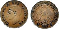 Südafrika 1/4 Penny Münze mit Gegenstempel -