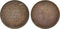 Britisch-Indien 1/4 Anna George VI. 1936 - 1952 -