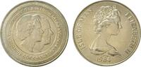 Isle of Man 1 Crown 30. Commonwealthparlamentarierkonferenz - 2 Portraits -