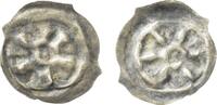 Schweiz Brakteat Basel, Bistum, Rad mit 8 Speichen. -