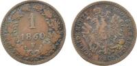 Italien Lombardei Venetien 1 Kreuzer Kaiser Franz Joseph I. -