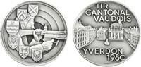 Schweiz Medaille Tir Cantonal Vaudoise Yverdon 1980 -