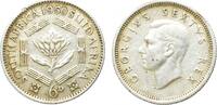 Südafrika 6 Pence George VI -