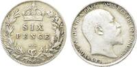 Grossbritannien 6 Pence Eduard VII. (1901-1910) -